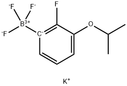 POTASSIUM (2-FLUORO-3-ISOPROPOXYPHENYL)TRIFLUOROBORATE Structure