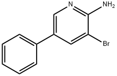 2-Amino-3-bromo-5-phenylpyridine Struktur