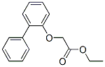 2-(2-フェニルフェノキシ)酢酸エチル 化学構造式