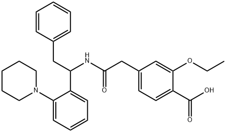 2-Desisopropyl-2-phenyl Repaglinide Struktur
