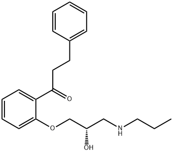 107381-32-8 2'-[(2S)-2-ヒドロキシ-3-(プロピルアミノ)プロポキシ]-β-フェニルプロピオフェノン