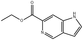 1H-Pyrrolo[3,2-c]pyridine-6-carboxylic acid, ethyl ester Struktur