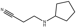 3-(环戊氨基)丙腈,1074-63-1,结构式