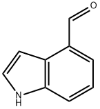 Indole-4-carboxaldehyde Struktur