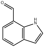 吲哚-7-甲醛, 1074-88-0, 结构式