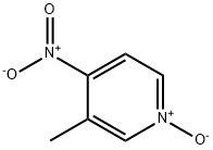 4-Nitro-3-picoline N-oxide Structure