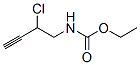 Carbamic  acid,  (2-chloro-3-butynyl)-,  ethyl  ester  (9CI) Structure