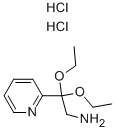 2,2-Diethoxy-2-pyridin-2-yl-ethylamine  dihydrochloride 结构式