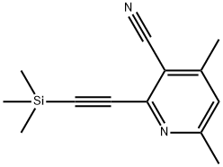 4,6-DIMETHYL-2-TRIMETHYLSILANYLETHYNYL-NICOTINONITRILE|