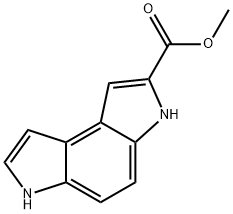 3,6-二氢吡咯并[3,2-E]吲哚-2-羧酸甲酯,107474-65-7,结构式