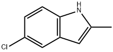 5-氯-2-甲基吲哚,1075-35-0,结构式