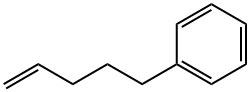 5-苯基-1-戊烯, 1075-74-7, 结构式