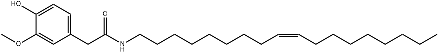 N-oleylhomovanillamide 结构式