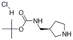 S-3-(BOC-AMINOMETHYL)-PYRROLIDINE-HCl Struktur