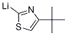 Lithium,  [4-(1,1-dimethylethyl)-2-thiazolyl]-  (9CI) 结构式