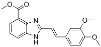 107581-24-8 methyl 2-(3,4-dimethoxystyryl)benzimidazole-4-carboxylate