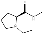 1-ETHYL-N-METHYLPYRROLIDINE-2-CARBOXAMIDE 结构式