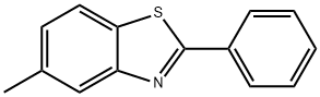 2-フェニル-5-メチルベンゾチアゾール 化学構造式