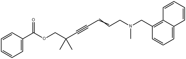 Hydroxy Terbinafine Benzoate Structure