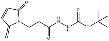 3-(MALEIMIDOPROPANE-1-CARBONYL-1-(TERT-BUTYL)CARBAZATE,1076198-38-3,结构式