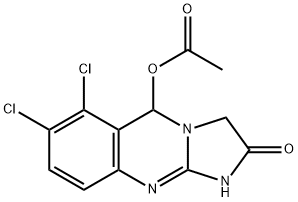 5-ACETOXY ANAGRELIDE 化学構造式