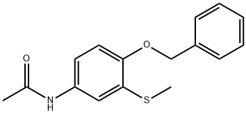 O-BENZYL-S-METHYL-3-THIOACETAMINOPHEN Struktur