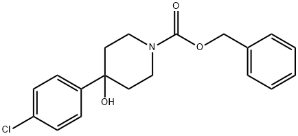 N-Benzyloxycarbonyl-4-(4-chlorophenyl)-4-piperidinol Structure