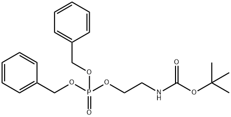 Boc-ethanolamine Dibenzylphosphate, 1076199-25-1, 结构式