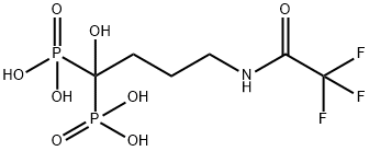 N-Trifluoroacetyl Alendronic Acid 结构式