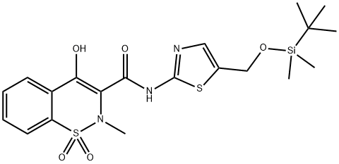 5tert-Butyldimethylsilyloxy Meloxicam Struktur