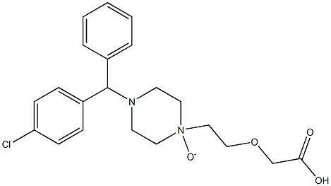 rac Cetirizine N-Oxide > 70% by HPLC
(Mixture of Diastereomers) Structure