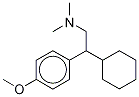 (2RS)-2-Cyclohexyl-2-(4-Methoxyphenyl)-N,NdiMethylethanaMineHydrochloride 化学構造式
