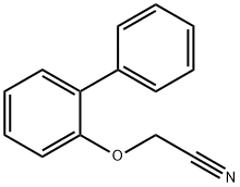 (Biphenyl-2-yloxy)-acetonitrile Structure