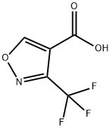 3-(三氟甲基)异恶唑-4-羧酸, 1076245-98-1, 结构式