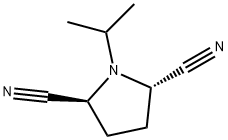 2,5-Pyrrolidinedicarbonitrile,1-(1-methylethyl)-,trans-(9CI) Struktur