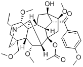 Bulleyaconitine A Struktur