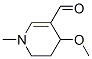 3-Pyridinecarboxaldehyde, 1,4,5,6-tetrahydro-4-methoxy-1-methyl- (9CI) 结构式
