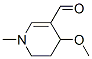 3-Pyridinecarboxaldehyde, 1,4,5,6-tetrahydro-4-methoxy-1-methyl- (9CI) Structure