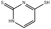 2(1H)-Pyrimidinethione, 4-mercapto- (9CI) 结构式