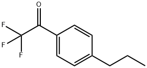 2,2,2-三氟-1-(4-丙基苯基)乙酮,107713-67-7,结构式