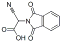 2H-Isoindole-2-acetic  acid,  -alpha--cyano-1,3-dihydro-1,3-dioxo- Struktur