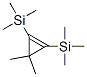 Silane, (3,3-dimethyl-1-cyclopropene-1,2-diyl)bis[trimethyl- 化学構造式