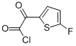 2-Thiopheneacetyl chloride, 5-fluoro-alpha-oxo- (9CI) Structure