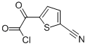 2-Thiopheneacetyl chloride, 5-cyano-alpha-oxo- (9CI) Structure