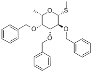 METHYL 2,3,4-TRI-O-BENZYL-1-THIO-BETA-L-FUCOPYRANOSIDE Struktur