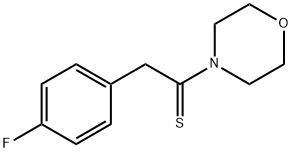 Ethanethione, 2-(4-fluorophenyl)-1-(4-Morpholinyl)- Structure