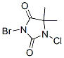 BROMOCHLORODIMETHYLHYDANTOIN 结构式