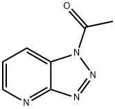 1-乙酰-1H-1,2,3-三唑[4,5-B]吡啶, 107866-54-6, 结构式