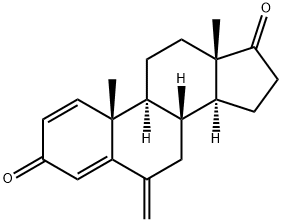 エキセメスタン 化学構造式
