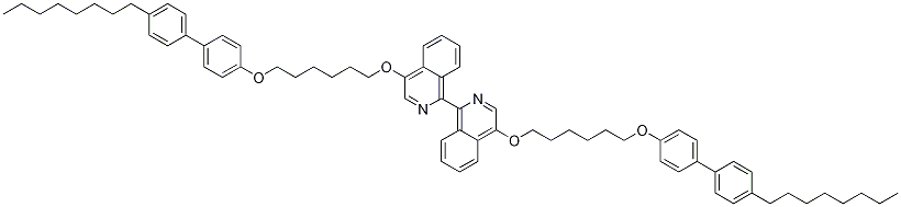 1,1'-Biisoquinoline, 4,4'-bis[[6-[(4'-octyl[1,1'-biphenyl]-4-yl)oxy]hexyl]oxy]-|